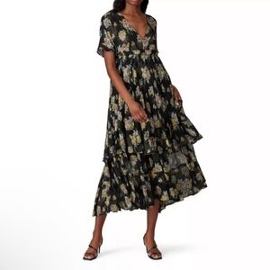 Brock Collection Floral Printed Quintina Dress size 2.